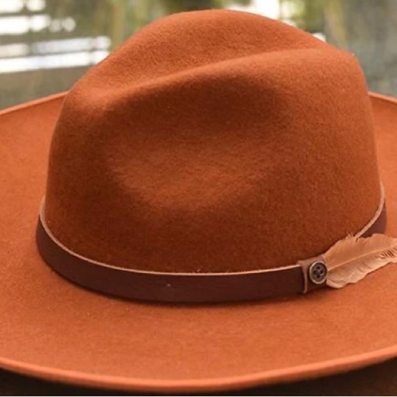 FALLEN BROKEN STREET DESPERADO WIDE BURNT ORANGE HAT gig pip, lack of colors - Picture 13 of 13